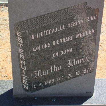 ESTERHUIZEN Martha Maria 1889-1977