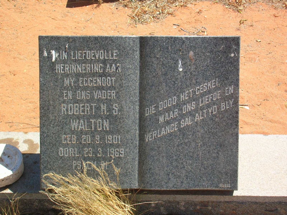 WALTON Robert H.S. 1901-1969