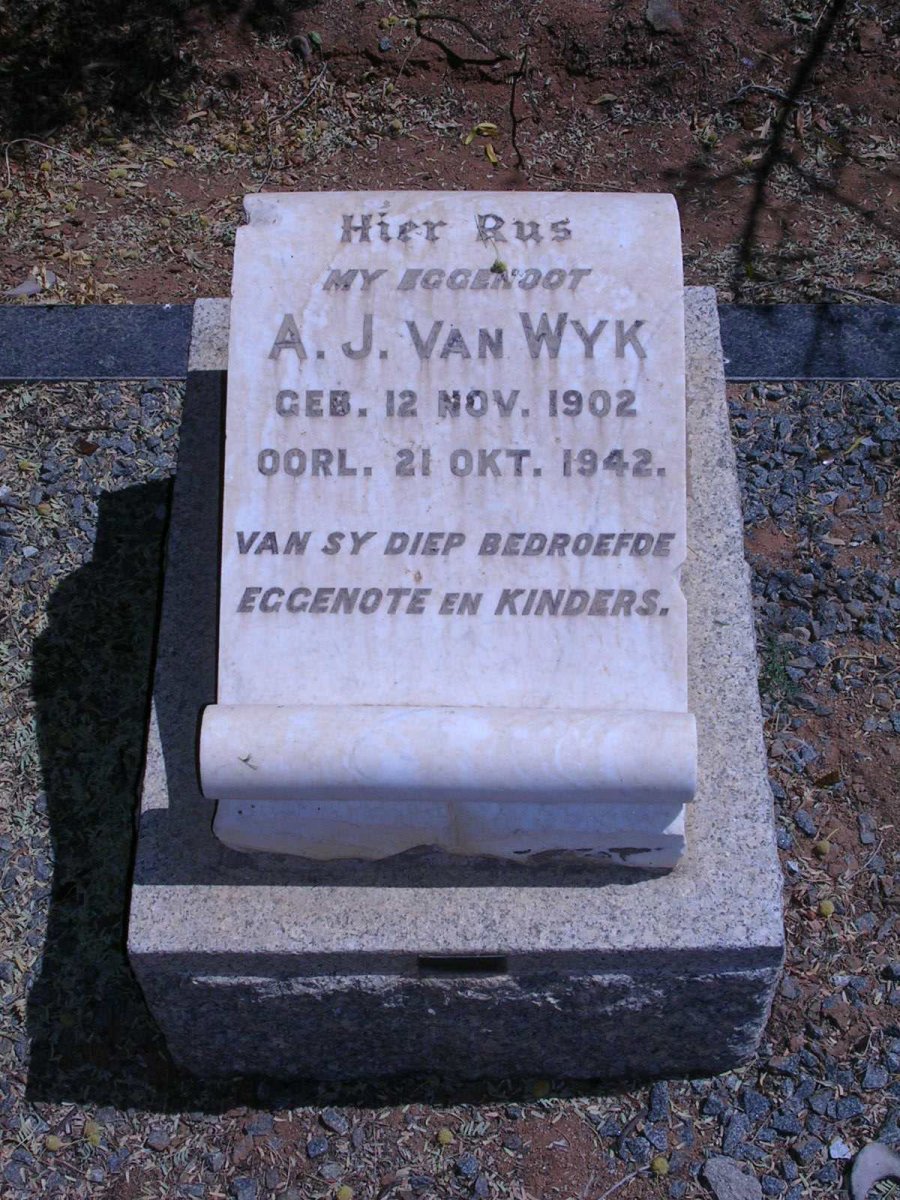 WYK A.J., van 1902-1942
