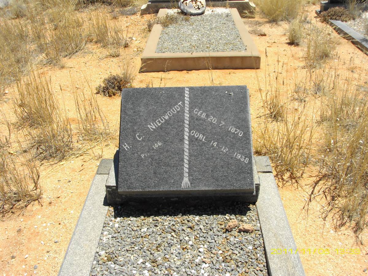 NIEUWOUDT H.C. 1870-1938