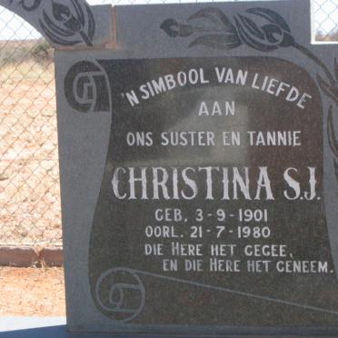 TIDDENS Christina S.J., van 1901-1980