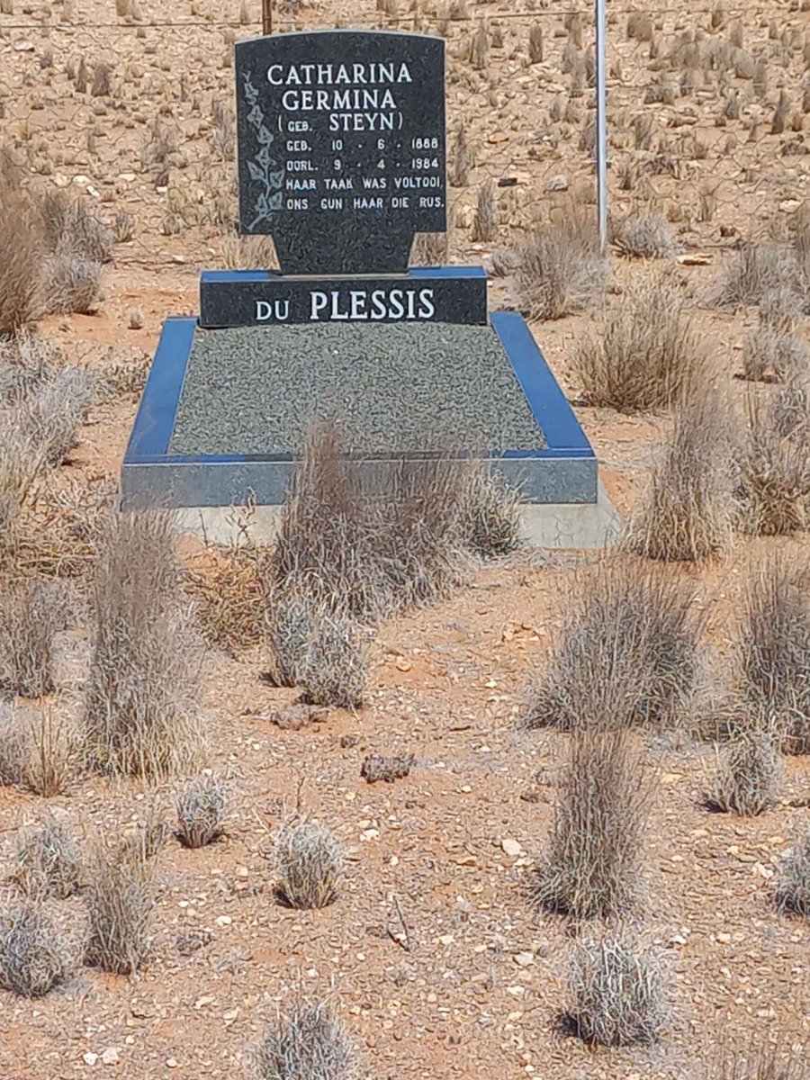 PLESSIS Catharina Germina, du nee STEYN 1888-1984