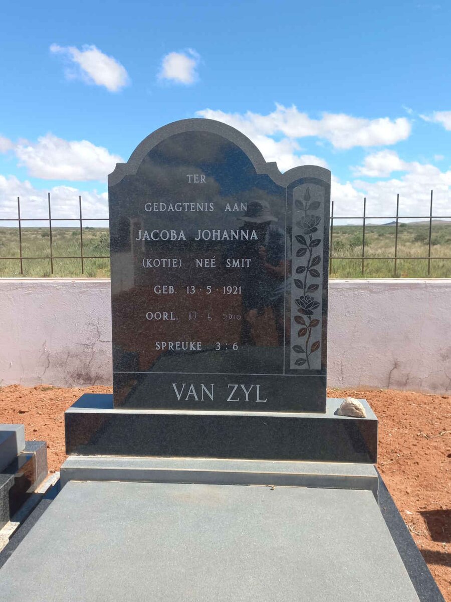 ZYL Jacoba Johanna, van nee SMIT 1921-2010