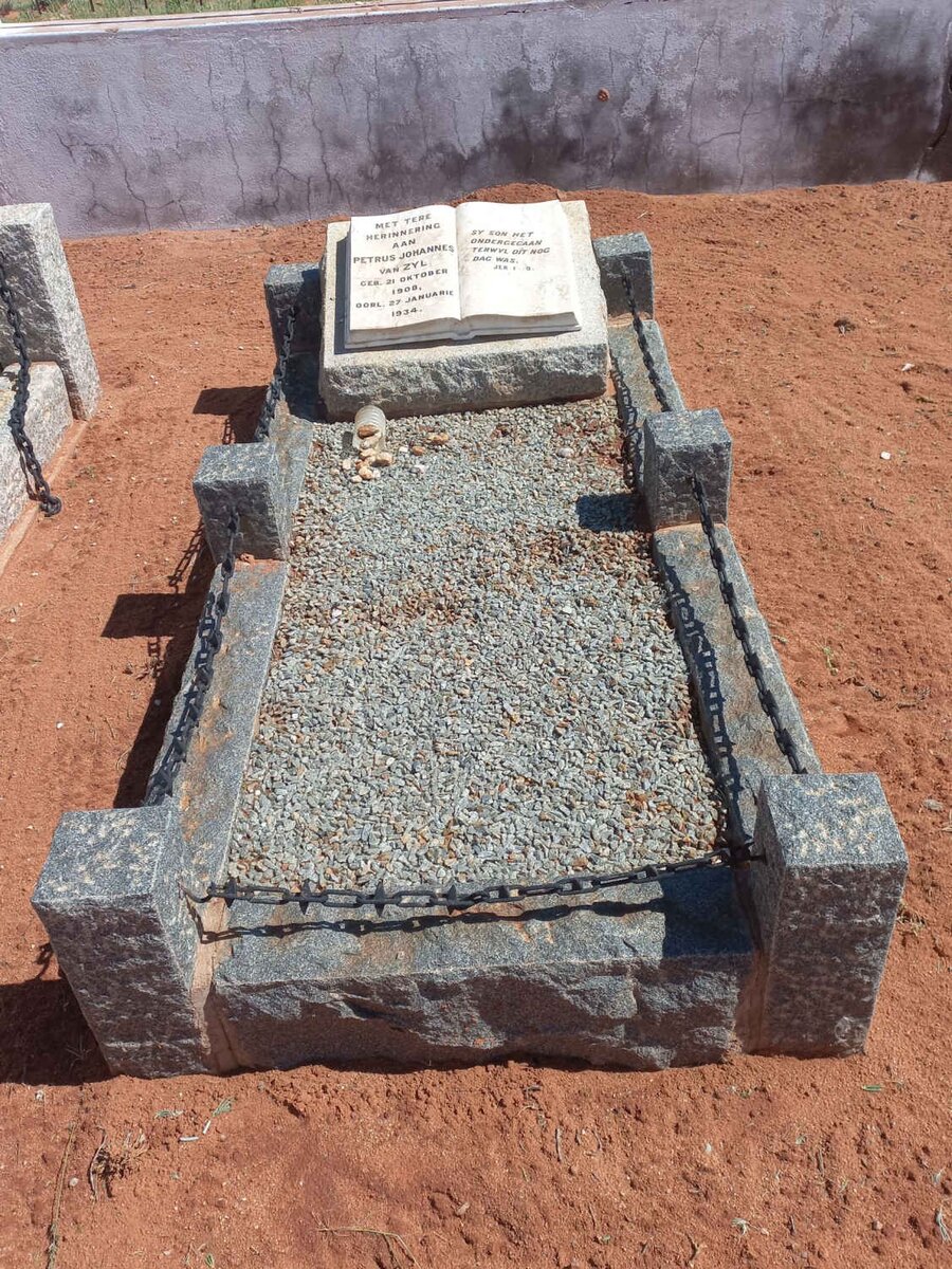 ZYL Petrus Johannes, van 1908-1934