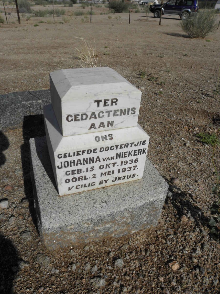 NIEKERK Johanna, van 1936-1937