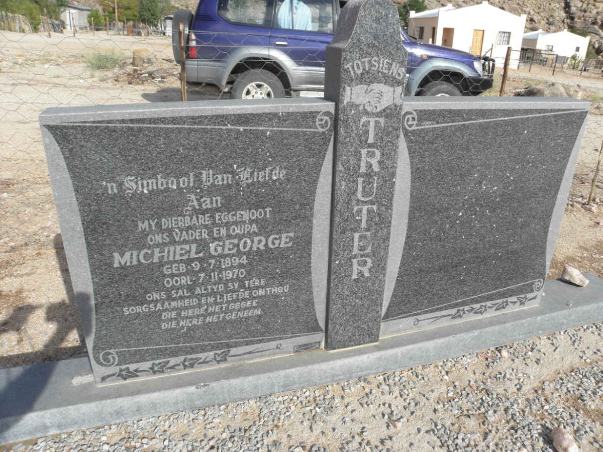 TRUTER Michiel George 1894-1970