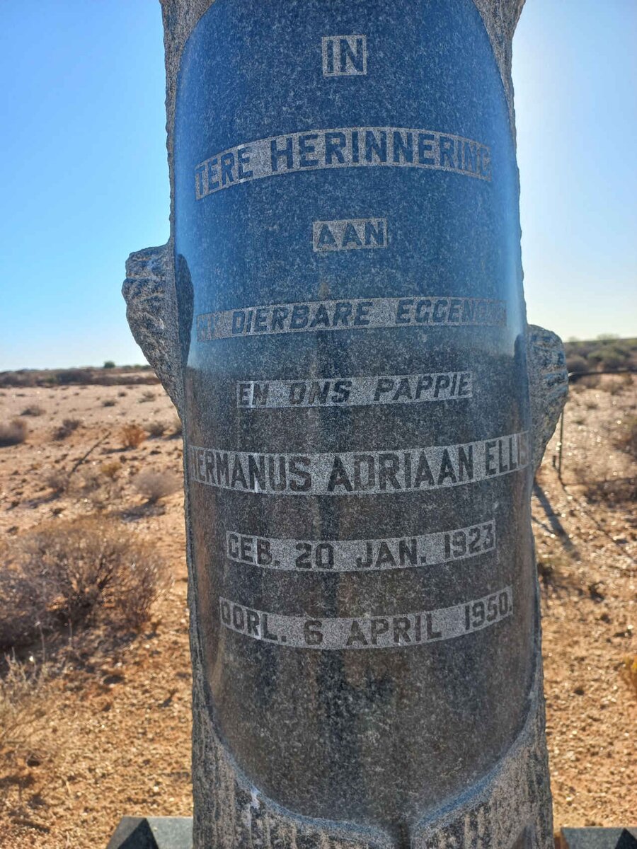 ELLIS Hermanus Adriaan 1923-1950