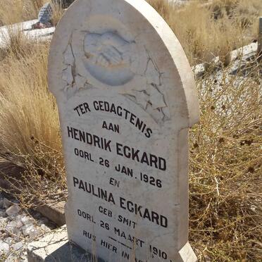 ECKARD Hendrik -1926 &amp; Paulina SMIT -1910