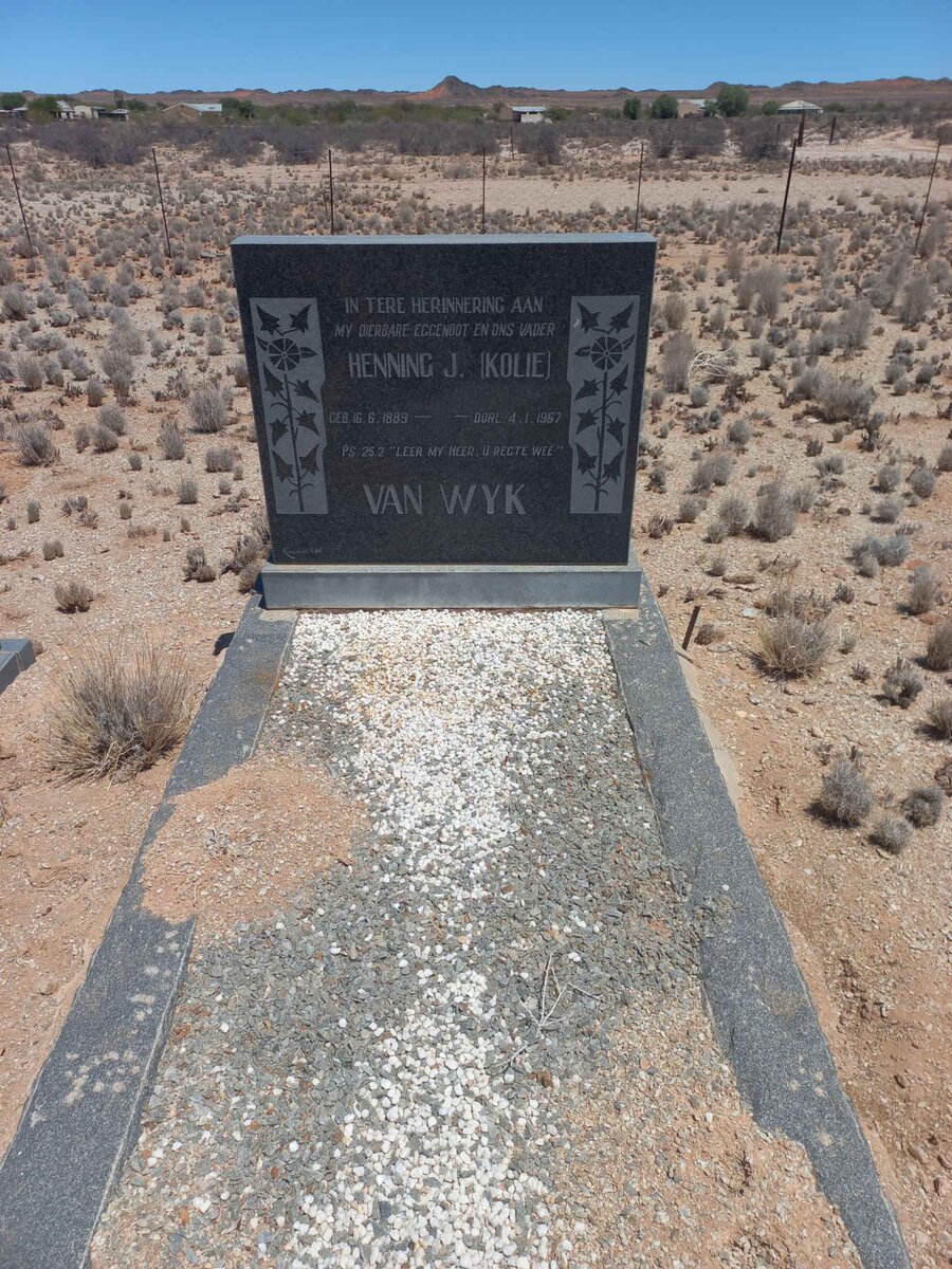 WYK Henning J., van 1889-1967