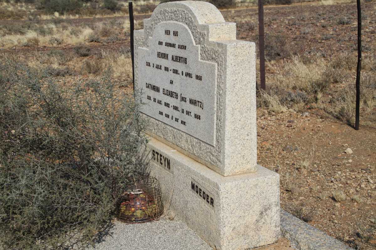 STEYN Hendrik Albertus 1881-1956 &amp; Catharina Elizabeth MARITZ 1882-1956