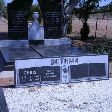 BOTHMA Chris 1941-1993
