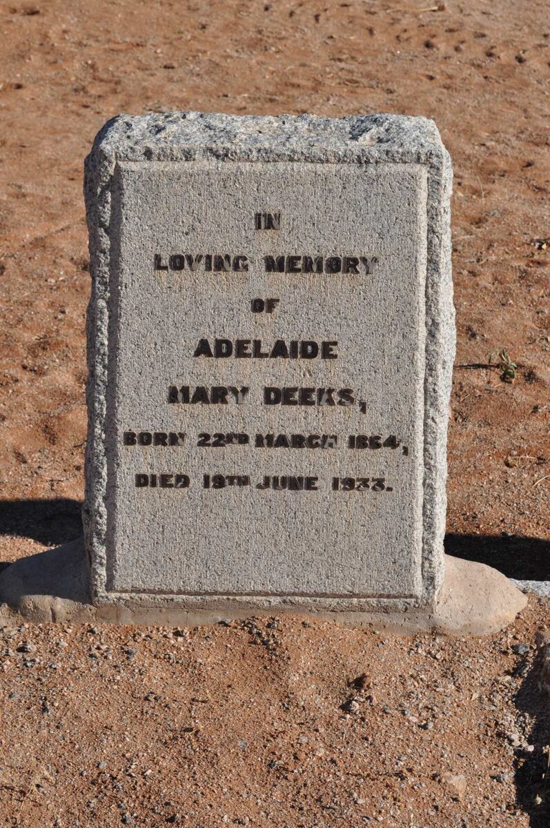 DEEKS Adelaide Mary 1864-1933