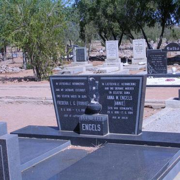 ENGELS Frederik L.C. 1898-1981 &amp; Anna M. VAN SCHALKWYK 1896-1984