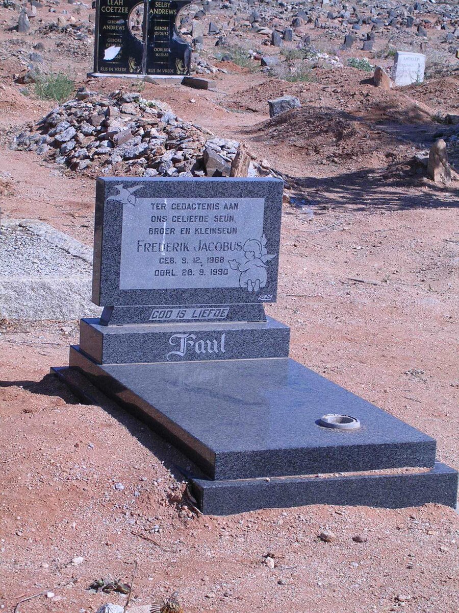 FAUL Frederik Jacobus 1968-1990