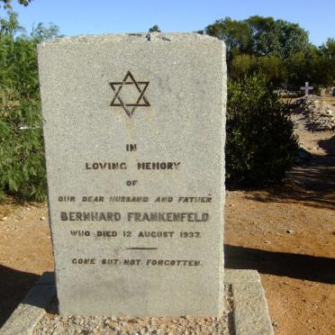 FRANKENFELD Bernhard -1937