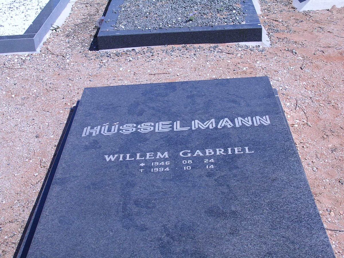 HÜSSELMANN Willem Gabriel 1946-1994