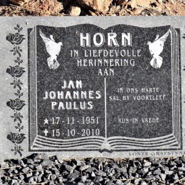 HORN Jan Johannes Paulus 1951-2010