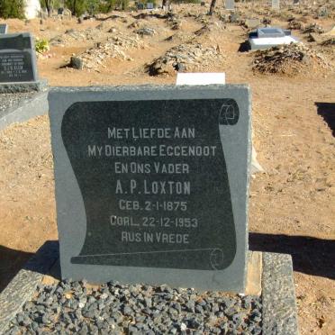 LOXTON A.P. 1875-1953
