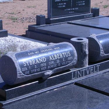 LINTVELT Sybrand Albertus 1926-1985