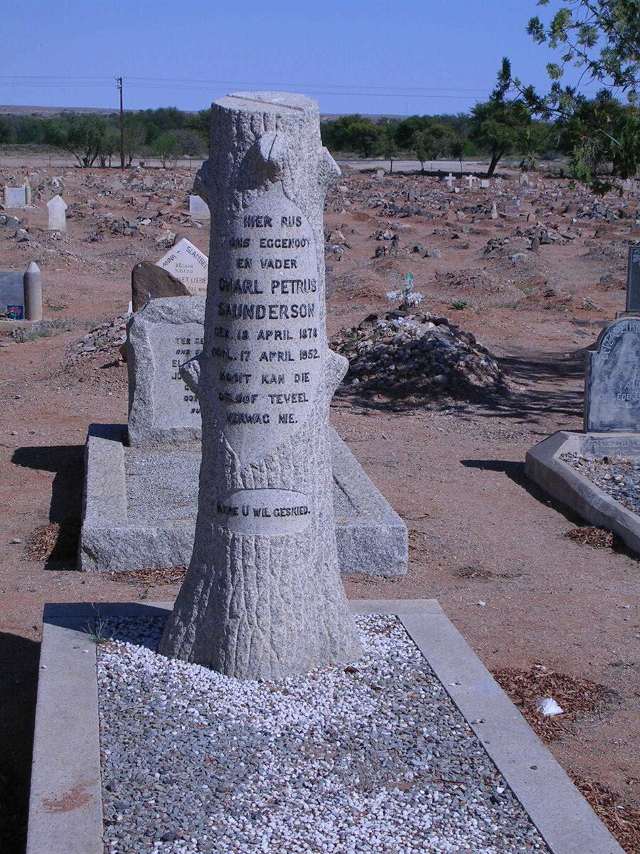 SAUNDERSON Charl Petrus 1878-1952