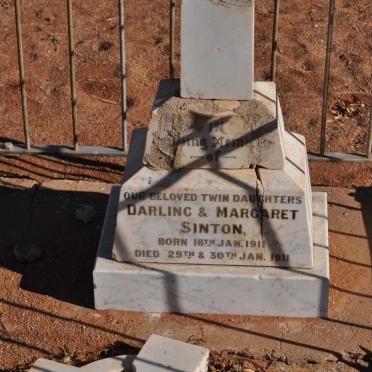 SINTON Darling 1911-1911 :: SINTON Margaret 1911-1911