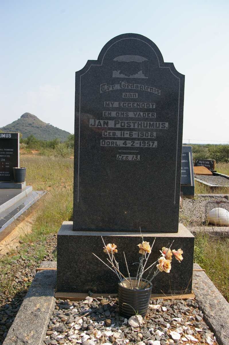 POSTHUMUS Jan 1908-1957