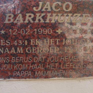 BARKHUIZEN Jaco 1990-2007