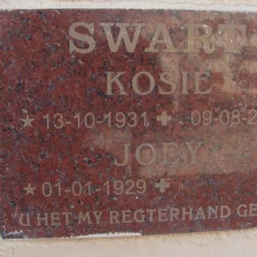 SWART Kosie 1931-2004 &amp; Joey 1929-