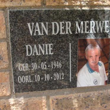 MERWE Danie, van der 1946-2012