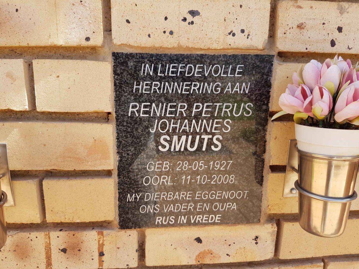 SMUTS Renier Petrus Johannes 1927-2008