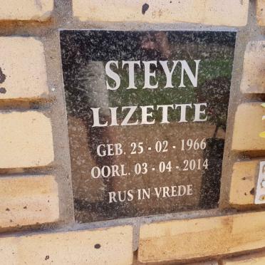 STEYN Lizette 1966-2014