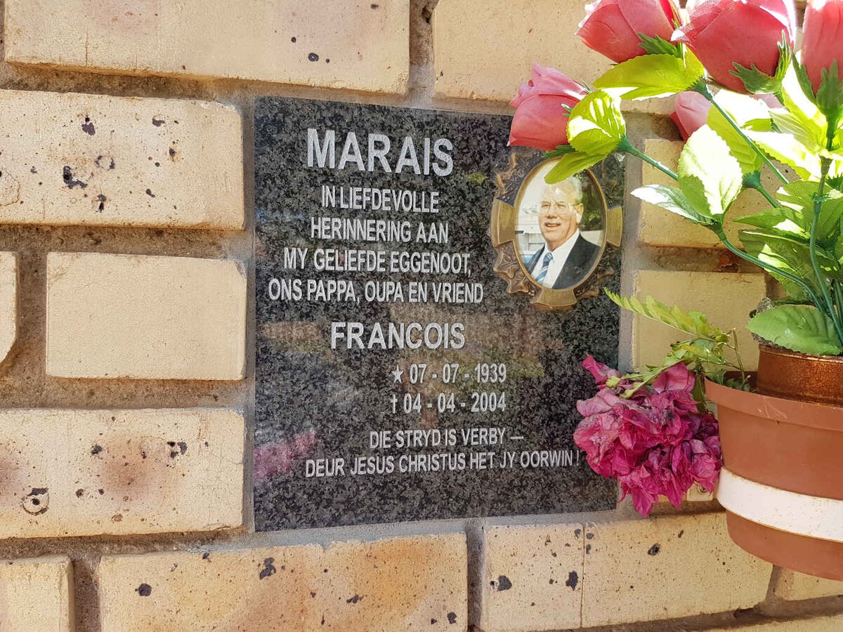 MARAIS Francois 1939-2004