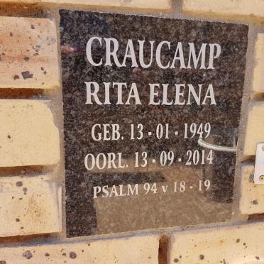 CRAUCAMP Rita Elena 1949-2014