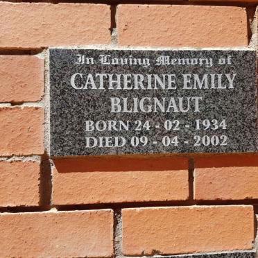 BLIGNAUT Catherine Emily 1934-2002