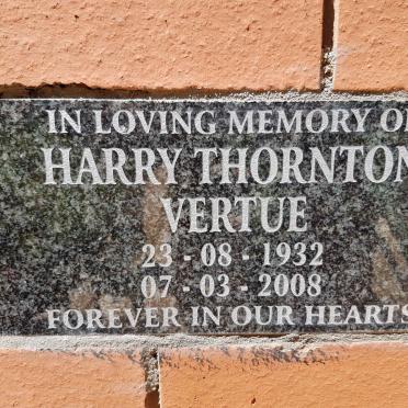 VERTUE Harry Thornton 1932-2008
