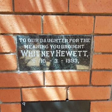 HEWETT Whitney -1993