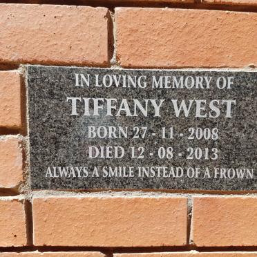 WEST Tiffany 2006-2013