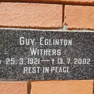 WITHERS Guy Eglington 1921-2002