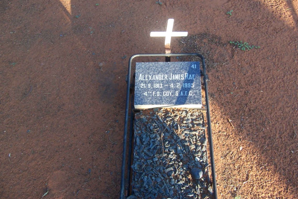 RAE Alexander James 1913-1995