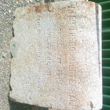 GERTENBACH Peter Theron 189?-1919