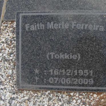 FERREIRA Faith Merlé 1951-2009
