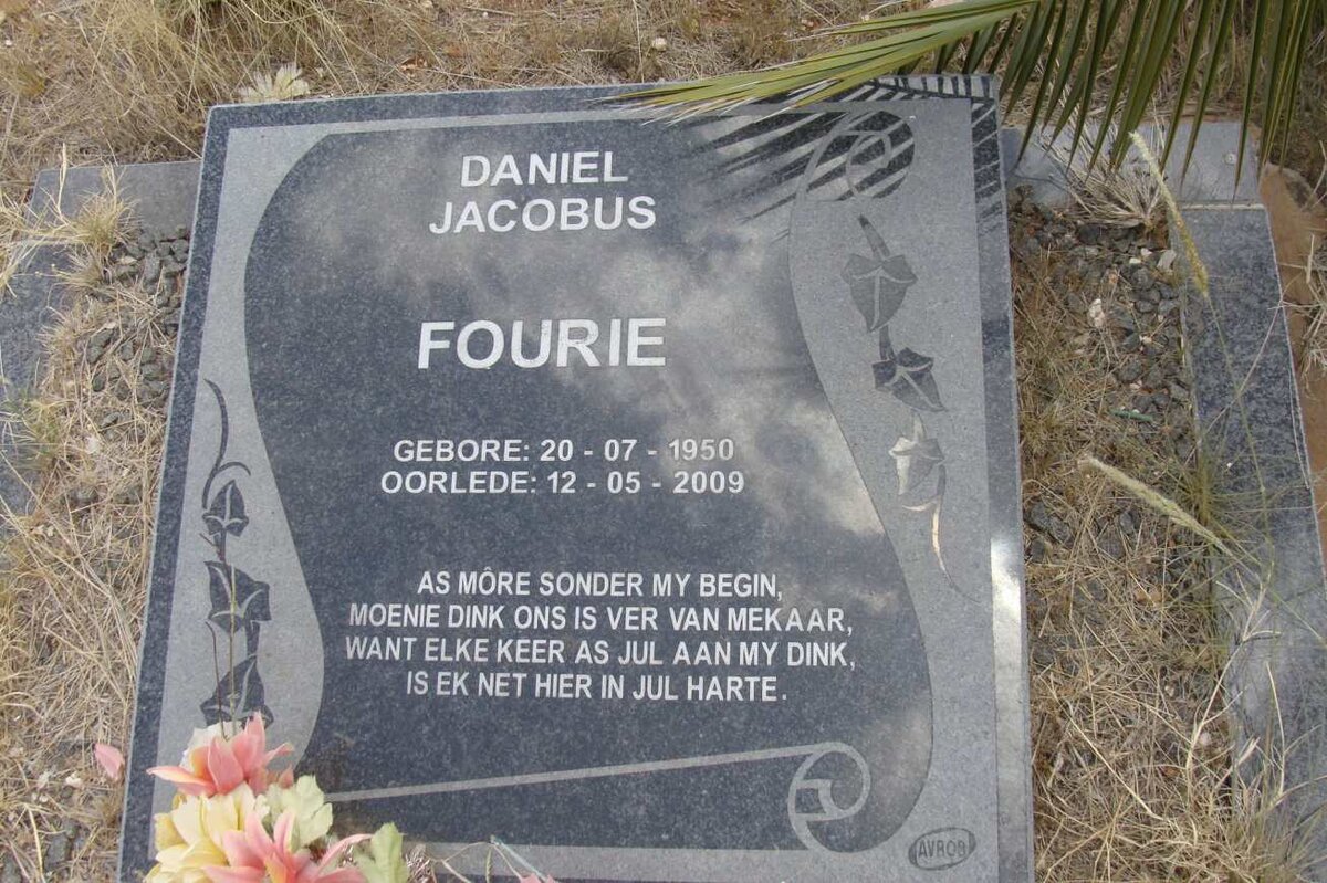 FOURIE Daniel Jacobus 1950-2009