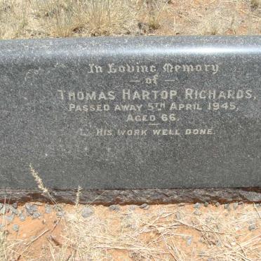 RICHARDS Thomas Hartop -1945