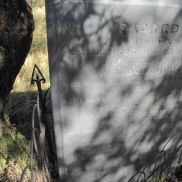 DOUGHERTY Catherine nee GRADWELL 18??