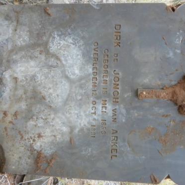 ARKEL Dirk de Jongh, van 1856-1881