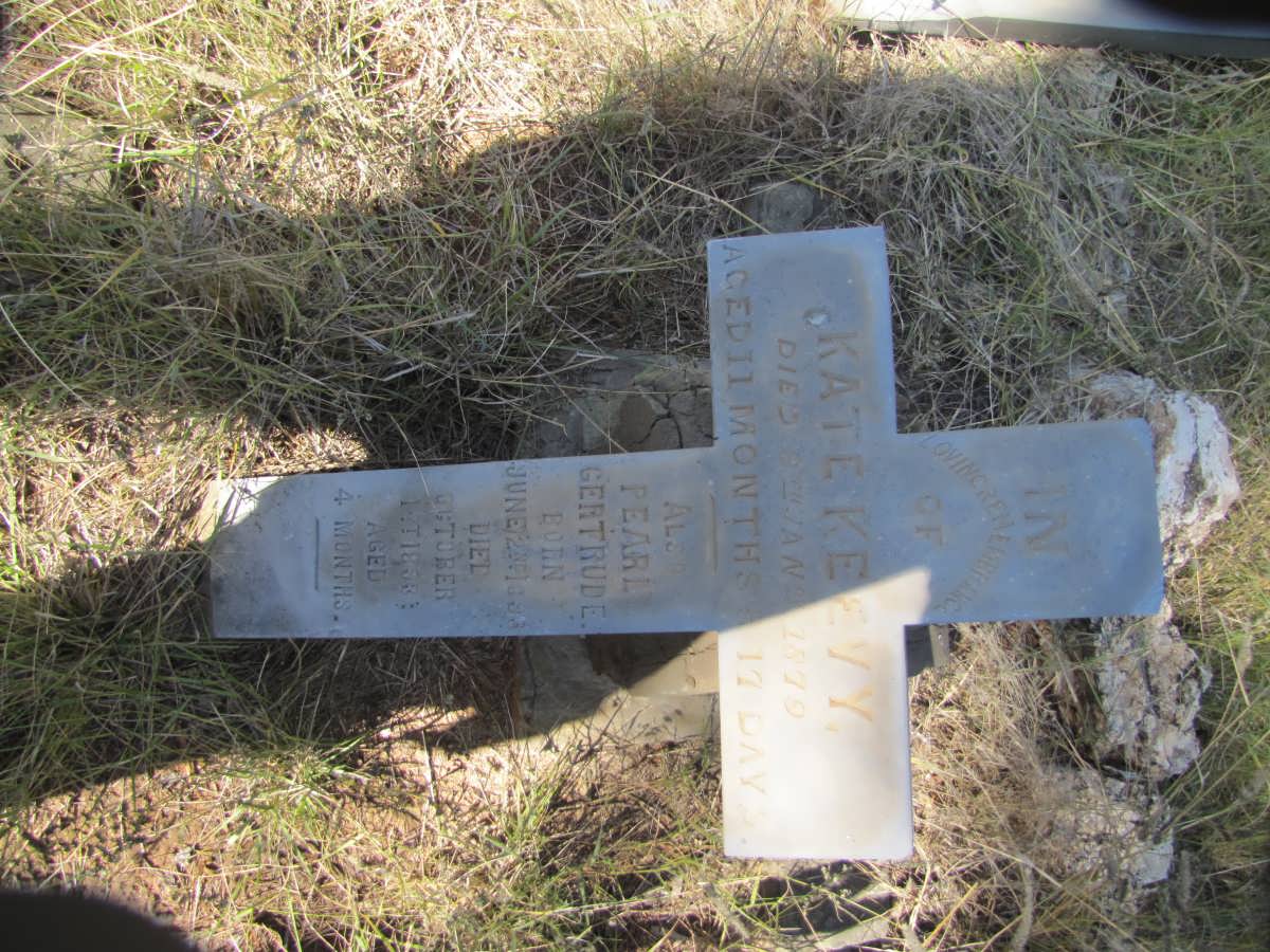 KEEVY Kate ? :: KEEVY Pearl Gertrude  189?-1893