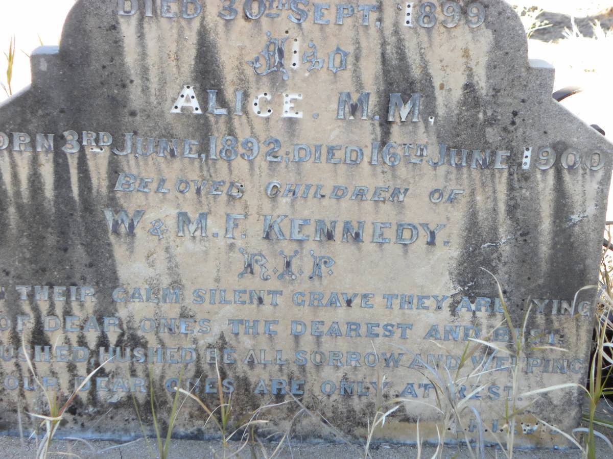 KENNEDY Alice M.M. 1892-1900