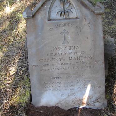 MANTHEY Josephine -1882 