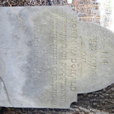 Mc DONALD John -1873