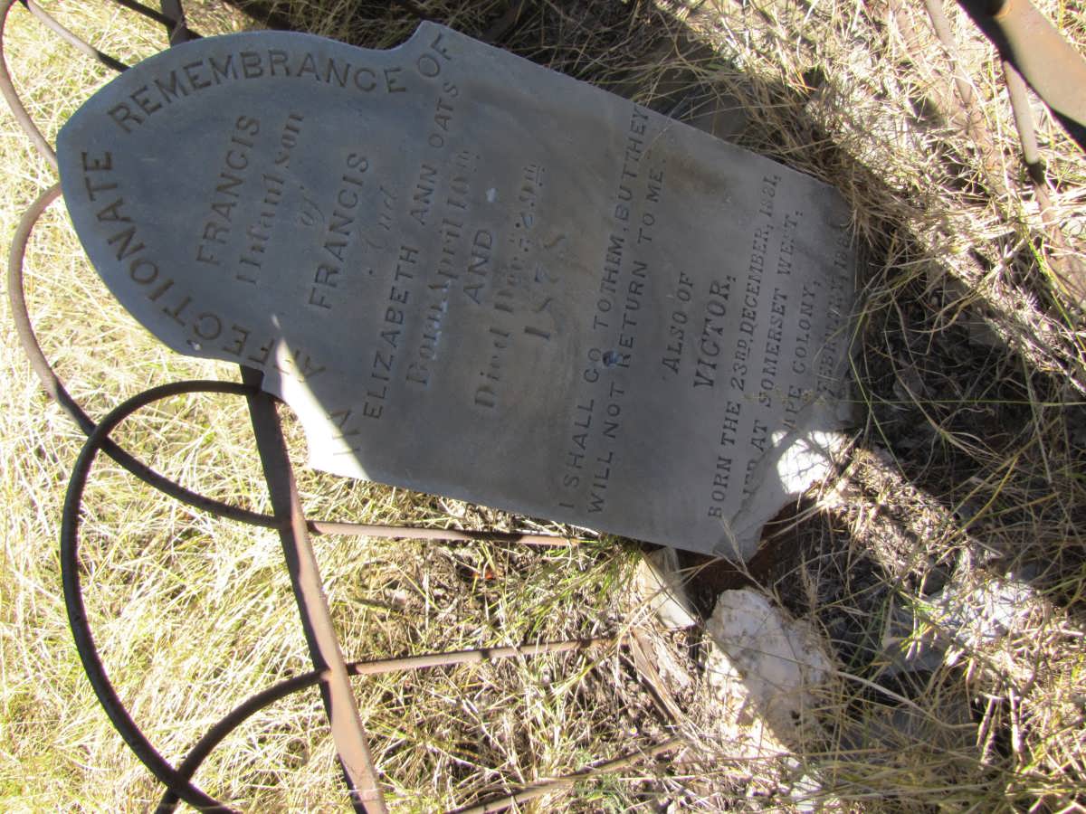 OATS Francis -1878 :: OATS Victor -188?